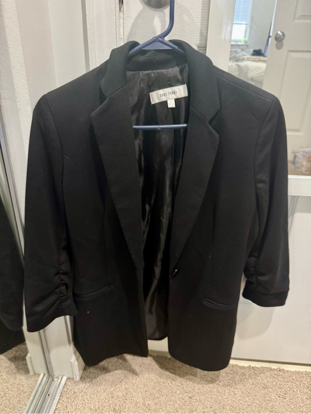 Jones Studio Black Women's Blazer Jacket